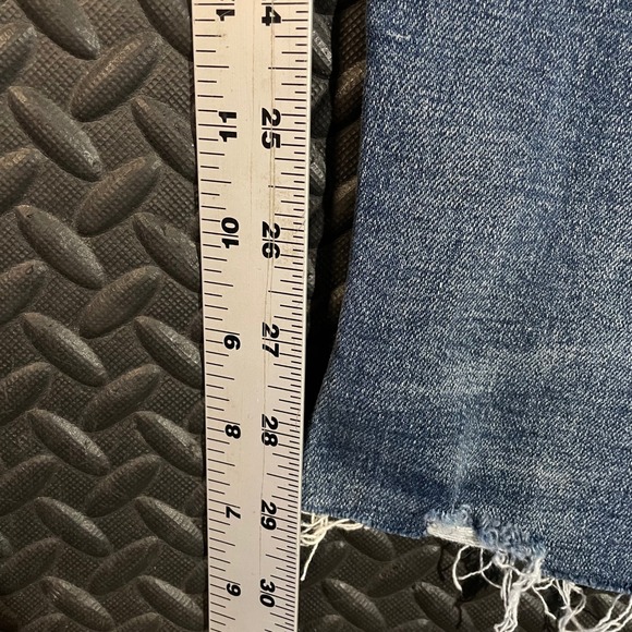 American Eagle Blue Super Stretch High Rise‎ Skinny Distressed Women's 6 - Picture 8 of 10